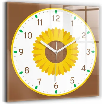 Hodiny Nástěnné hodiny Wallfluent žluté 30 cm