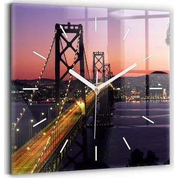 Hodiny Nástěnné hodiny Wallfluent černé 30 cm