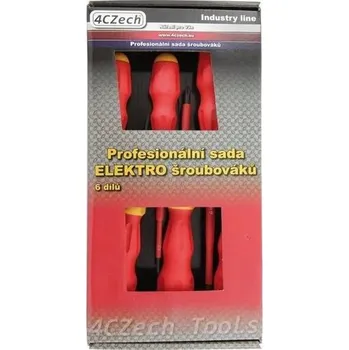 Šroubovák 4CZech sada šroubováků elektro VDE 1000V, PL + PH PROFI, baleno v krabici,