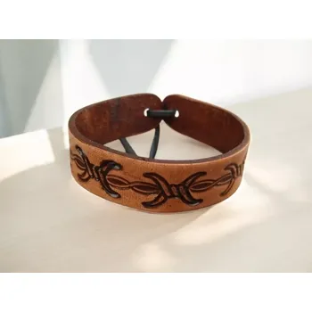 Náramek Kožený náramek na řemínek Mateo