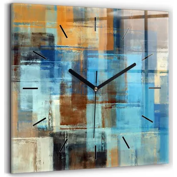 Hodiny Nástěnné hodiny Wallfluent černé 30 cm