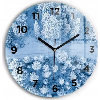 Hodiny Nástěnné hodiny Wallfluente bílé 30 cm