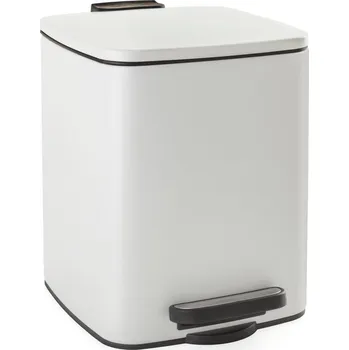 Odpadkový koš Kancelářský/koupelnový odpadkový koš 6 LITRŮ s pomalu padajícím víkem