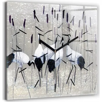 Hodiny Nástěnné hodiny Wallfluent béžové 30 cm