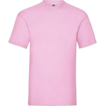 Pánské oblečení TRIČKO FRUIT OF THE LOOM T-SHIRT Light Pink XL
