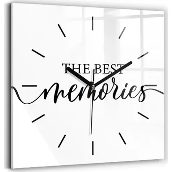 Hodiny Nástěnné hodiny Wallfluent bílé 30 cm