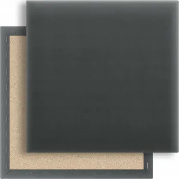 Obraz ČALOUNĚNÉ STĚNOVÉ PANELY MAGIC VELVET ČTVEREC Grafitová 50x50 cm