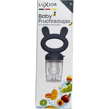 DUDLÍK NA OVOCE SILIKONOVÉ KOUSÁTKO PRO MIMINKA PROTIUKLUZOVÉ LUXIOR