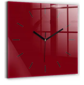 Hodiny Nástěnné hodiny Wallfluent červené 30 cm