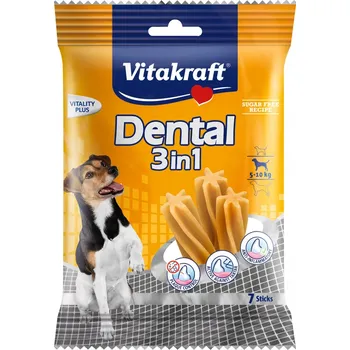 Pamlsek pro psa Vitakraft Dental 3v1 pamlsek pro střední plemena S 120 g
