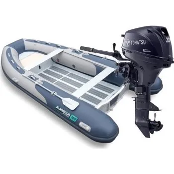 Loď Komplet Gladiator RIB 380 AL a Tohatsu MFS20ES