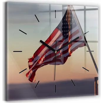 Hodiny Nástěnné hodiny Wallfluent modré 30 cm