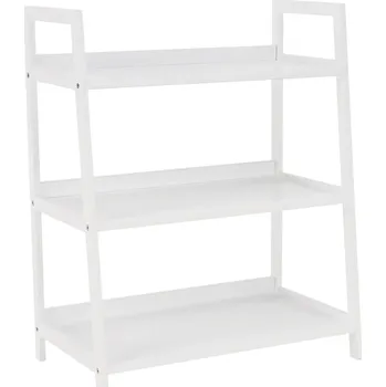 Obývací stěna 3-policový regál, bílá, REON RYP 1