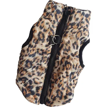 Obleček pro psa Obleček pro psa kočku - zateplená vesta/bunda na zimu pro malého psa, velikost S