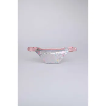 Outdoorové zavazadlo Dětská ledvinka stříbrná taška na boky 000 Coccodrillo WC5