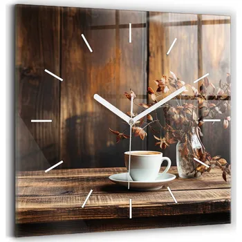 Hodiny Nástěnné hodiny Wallfluent černé 30 cm