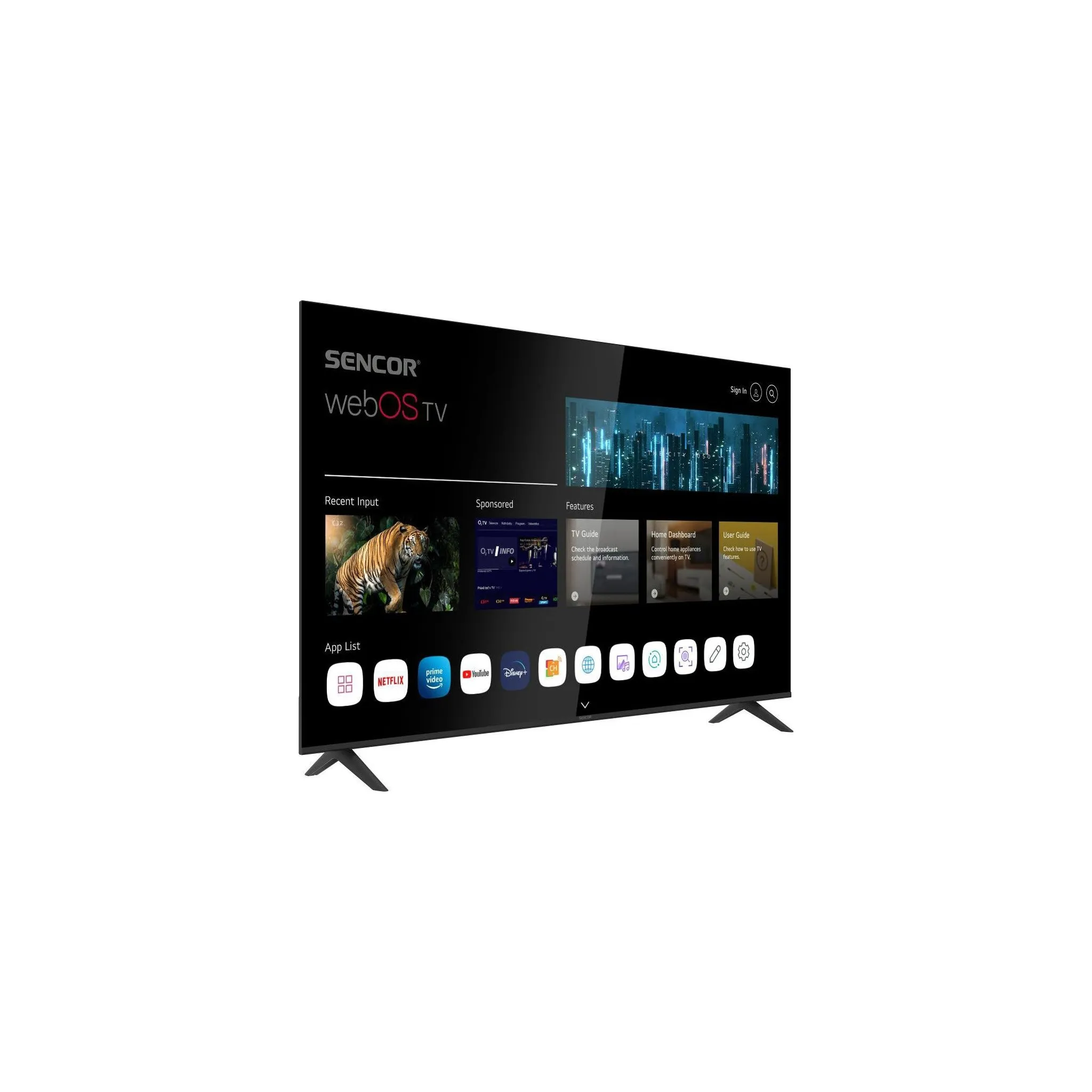Fotografie 3 - Televizor Sencor 65" LED (SLE 65US803B)