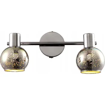 Nástěnné svítidlo Nástěnné svítidlo Kaja stříbrné E14 40 W