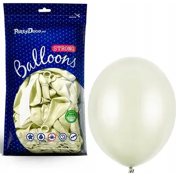 Balónek Balónky Strong 30 cm, Metallic Light Cream 50 ks