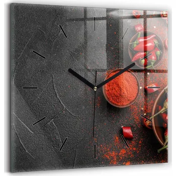 Hodiny Nástěnné hodiny Wallfluent červené 30 cm