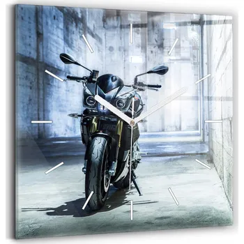 Hodiny Nástěnné hodiny Wallfluent modré 30 cm