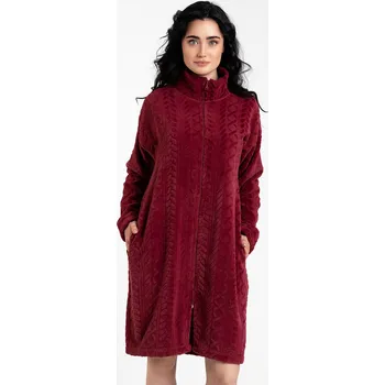 Dámský župan Župan Italian Fashion Rena dł.r. Barva: Bordó, Velikost: 2XL