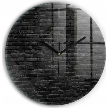 Hodiny Nástěnné hodiny Wallfluente černé 30 cm
