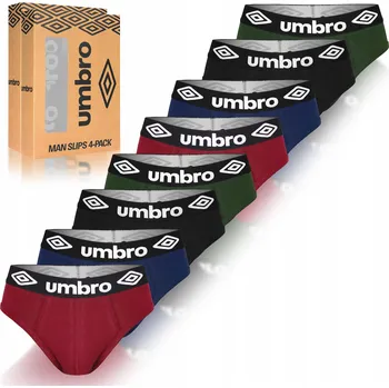 Slipy Pánské Slipy kalhotky Umbro , sada 8 kusů kusů M