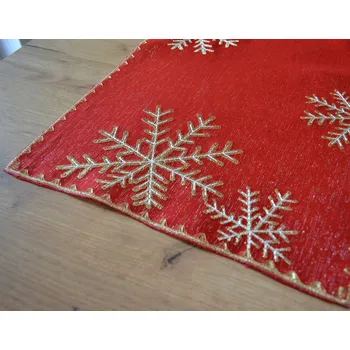 Prostěradlo Bieżnik odstíny červené, zlatý 85 x 85 cm