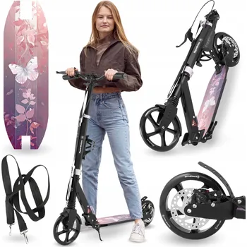 Koloběžka Koloběžka HyperMotion SKYLINE PINK HYP růžová, 2 kolečka