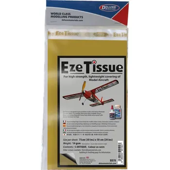Modelářský materiál Deluxe Materials Eze Tissue potahovací papír 14g/m2 75x50cm antik (5ks) - DM-BD78