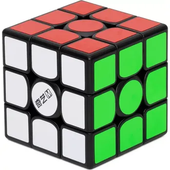 Hlavolam Kostka 3x3x3 QiYi Pro (MS) Černá s nálepkami