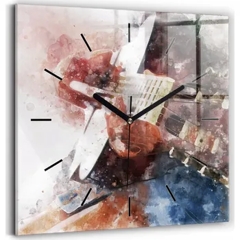 Hodiny Nástěnné hodiny Wallfluent hnědé 30 cm