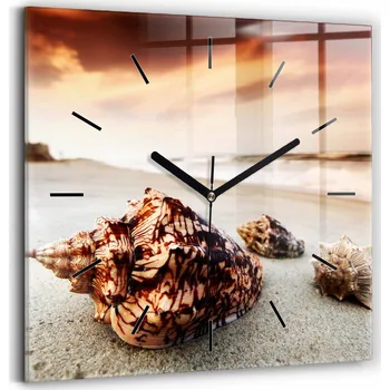 Hodiny Nástěnné hodiny Wallfluent hnědé 30 cm