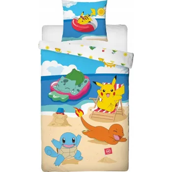 Povlečení Sada povlečení Pokémon 140 x 200 cm, vícebarevné