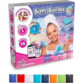 Bath Bombs Kit IV. Vzdělávací hra dodáváno s dárkovým sáčkem z netkané textilie (80 g/m²) 1 bez potisku bez potisku