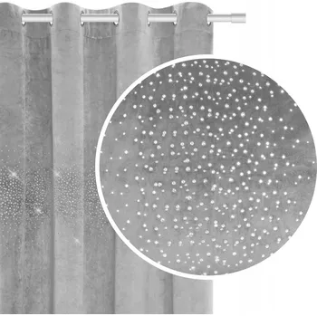 Obraz Závěs polozatemňovací s kroužky 140 cm x 250 cm