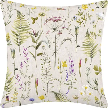 Povlak na dekorativní polštářek DARRÉ Povlak na polštář Dotek přírody 2 - natural Velikost: 40 x 40