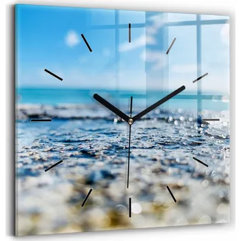 Hodiny Nástěnné hodiny Wallfluent modré 30 cm