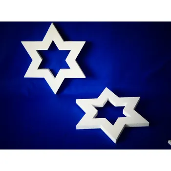 Polystyrenová hvězda "V" Ø 335 mm EPS dekorační výřez