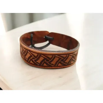 Náramek Kožený náramek na řemínek Fabián