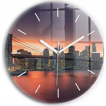 Hodiny Nástěnné hodiny Wallfluente růžové 30 cm