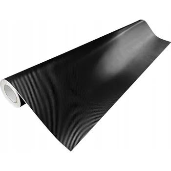 Tapeta Samolepicí Nábytková Fólie Černý Carbon 3D Fólie Dekorativní Šíře 151cm