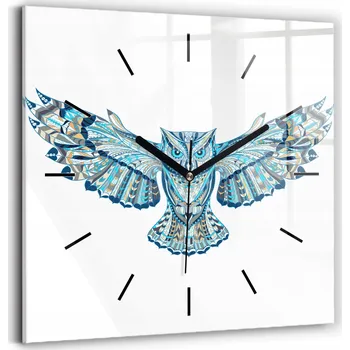 Hodiny Nástěnné hodiny Wallfluent modré 30 cm