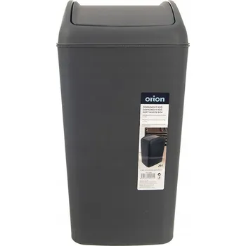 Odpadkový koš Odpadkový koš Orion plastový šedý 20 l s výklopným víkem