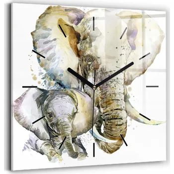 Hodiny Nástěnné hodiny Wallfluent béžové 30 cm