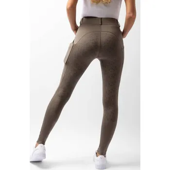 Jezdecké oblečení Horze Jezdecké legíny DEA Barva: Khaki, Velikost: 38