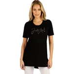 Litex Dámská tunika s krátkým rukávem 5F158 černá L