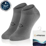 Intenso 0624 šedé kotníkové ponožky Barva: šedá, Velikost: 38-40