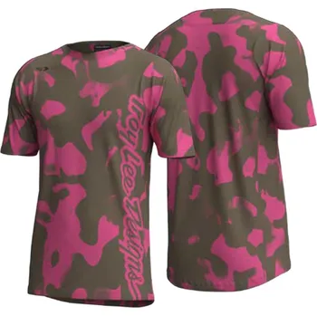 cyklistický dres TLD Dres Skyline L růžová/zelená - 10 % pro přihlášené BFEXTRA10